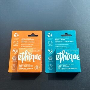 Ethique Solid Cream Body Cleanser & Solid Body Cream